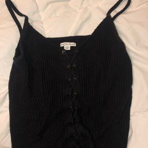 American Eagle black tank